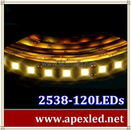 high lumen output 120led/meter smd 2835 led strip