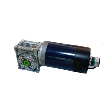 180Nm Heavy Duty 24V 600W PMDC Motor with Encoder and Worm Reducer for AGV