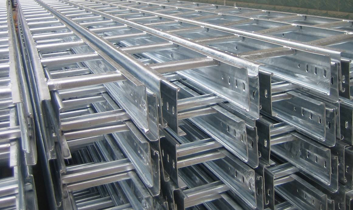 galvanized ladder support