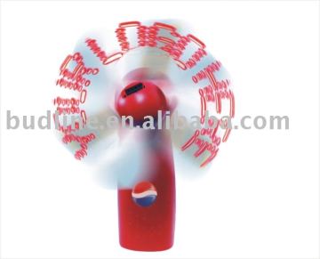 5501 USB LED Message Mini Fan with Burne