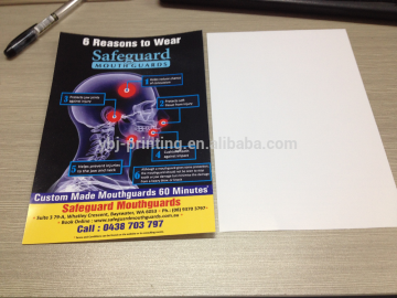 DL flyers color printed 2 sides