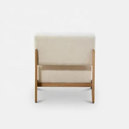 Schulte Slipper Chair: Modern Solid Wood Tufted Living Room Chair Factory Direct