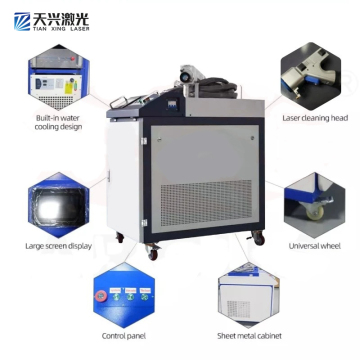 Portable 1kW-3kW Laser Rust and Fiber Cleaner: Effortless Machine Degreasing Solution