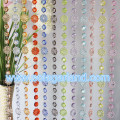 Chaîne de guirlande de perles de cristal acrylique en forme de fleur de 20 MM 29 MM pour la décoration de la maison de noce