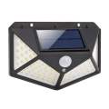 Parede externa de luz solar solar 100LED