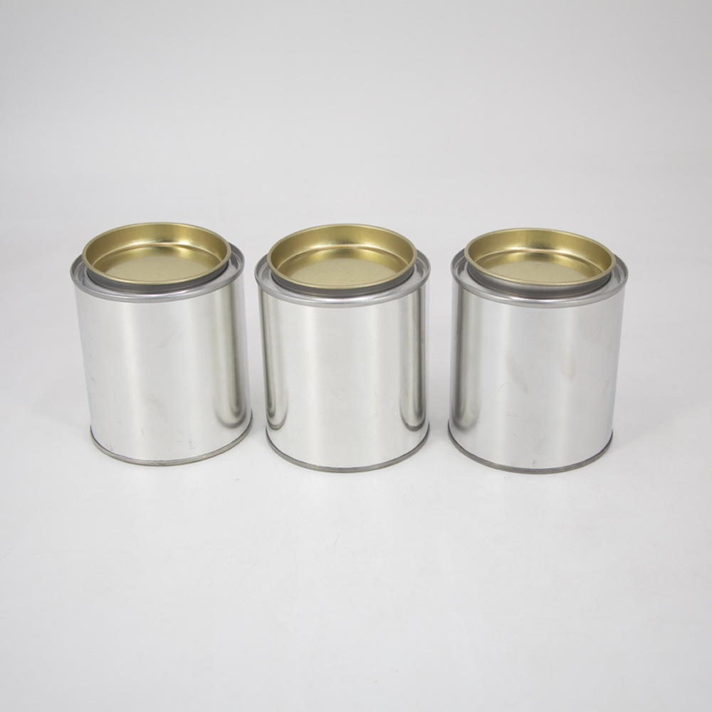 0.2L Round Tin Cans With Metal Cover
