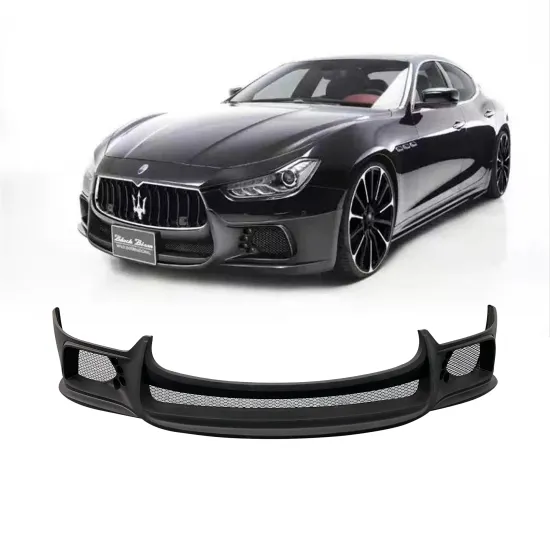 WALD Fiber Glass Front Bumper Lip Hot Sale for Ghibli 2014-2016