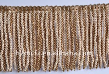 Curtain braid tassel