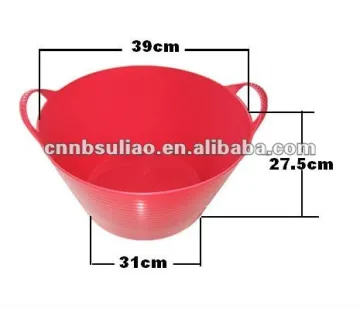 new plastic bucket,flexible plastic pail