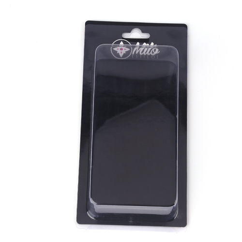 Customized clear cosmetic plastic slide card pacakging