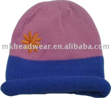 machine knittedbeanie