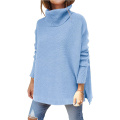 Women's Turtleneck Oversized Pullover Sweater Tops