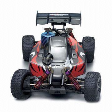 1:10 Nitro Power Buggy RC Truck, Comes with 4WD TRX-25 Engine, with Steel Large Diameter Rotors