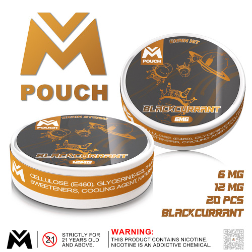 Black currant electronic cigarette Pouches