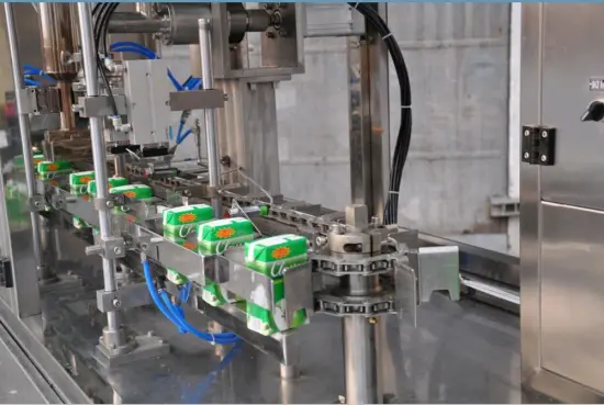 Juice Box Packing Machine, Semi Automatic Type