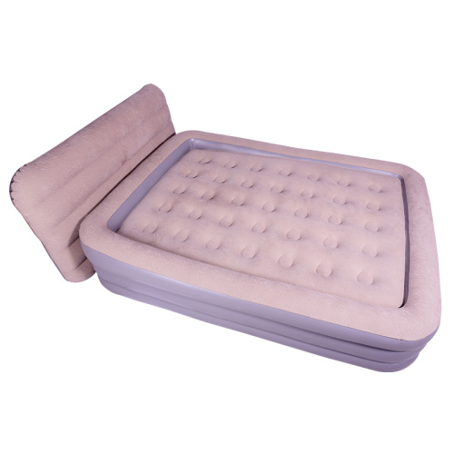 Flocking Double Height Inflatable Bed Inflatable mattress