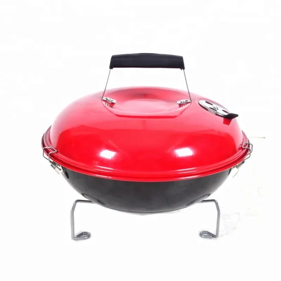 Folding Portable Mini Apple Kettle Grill Camping Foldable 14 Inch Charcoal Bbq Grill With Foldable Leg