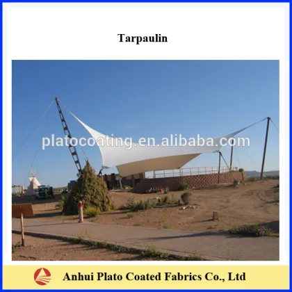 100% polyester pvc coated waterproof pvc membrane architecture