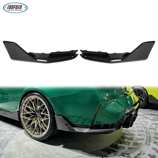 Carbon Fiber Exterior Trim for BMW G80 M3 G82 G83 M4 2021-2023 Rear Bumper Splitters