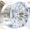Roda cromada de 20 polegadas de alta qualidade para sedans, SUVs e carros de luxo