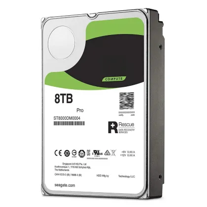 Recertified 8TB ST8000DM0004 Server Hard Drive: 7.2K RPM, SATA 6Gb/s, 3.5-inch, 256MB Cache