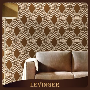 Levinger Non-woven Decorative Checked Floral Home Interior Wallpaper