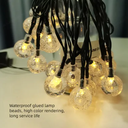 Starry Fairy LED Bubble Ball String Lights