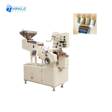 10PCS Pillow Chewing Gum Stick Packer and Folding Packing Machine