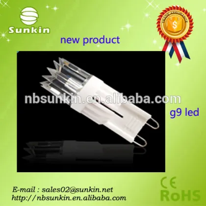 2015 Hot product g9 led g4 led with CE and RoHS Certification
