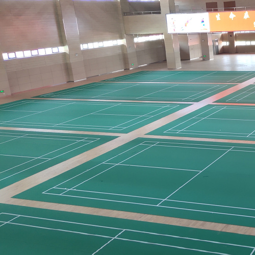 Tapete interno de PVC para badminton