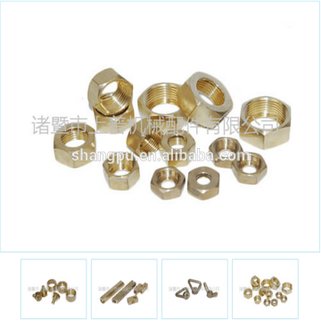 China manufacturer high precision brass hex pipe nut Brass Hex Nut