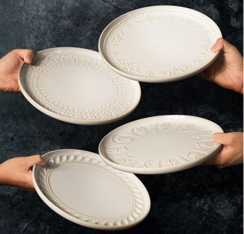Classic European Dinner Plate for Fine Meals