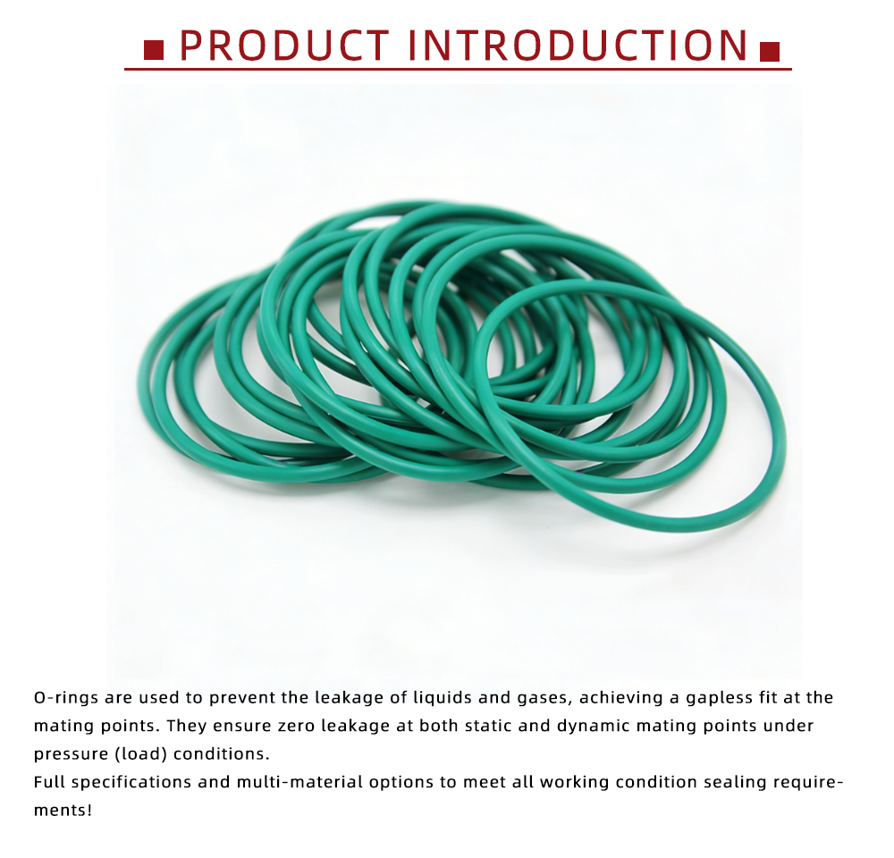 Durable Green NBR Rubber Sealing Parts x