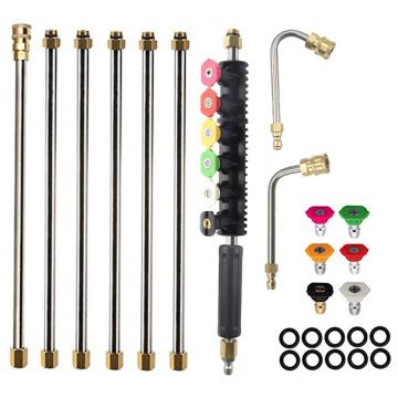 120 Inch Power Pressure Washer Extension Wands: Gutter Cleaning Tools & Replacement Lance Nozzles