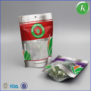 certificated food grade custom printed small aluminum coffee bag with zip top