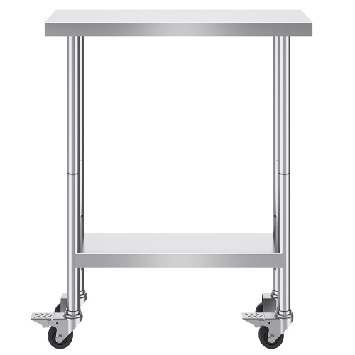 modern stainless steel dining table with casters stainless steel dining tables with wheels for homes Supplier