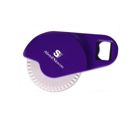plastic pizza cutter with opener
