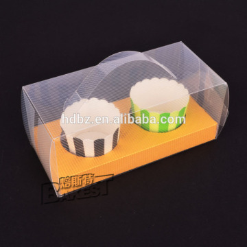Ανακυκλώσιμη εργοστασιακή προσφορά Clear Cupcakes Packaging Box
