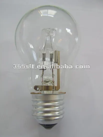 Jiangsu eco glass halogen bulb A60 E27 42w 1500h 2800k 220v