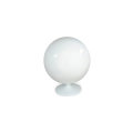 Tessuto bianco con rivestimento in fibra di vetro Shell Ball Chair