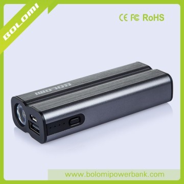 2016 novelty power bank 4000mah portable mobile power bank aluminum alloy case.