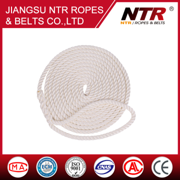 Nylon 3-strand Twisted dock line,anchor line rope with splice ring