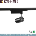 Hitam Putih 7W LED Track Lights Dimmable CE