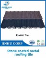 JINHU tejas de metal con revestimiento de viruta de piedra azul