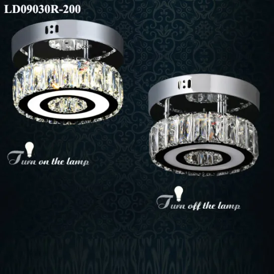 led luster chandelier ceiling lamps interior crystal light