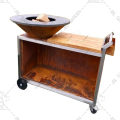 Europe Rusty Metal Garden BBQ Grill