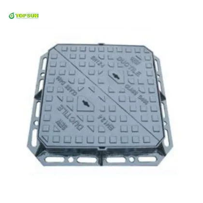 Ductile Iron Square foundry Manhole Cover EN124 D400