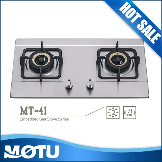 2 burner Kitchen Appliance Gas Stove for Restaurant