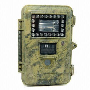 8.0MP Water-resistant Scout Trail Hunting Camera with 2.0-inch LCD, Color Images in Day and Night