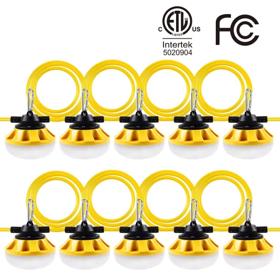Free Shipping ETL Listed US Plug 100 ft 100W 14000lm Outdoor Temporary Work Site Light